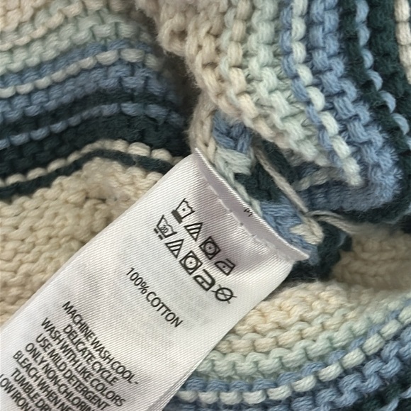 Women’s Granny Knit Crochet Flutter Sleeve Coastal Grandma Preppy Breathable Top - Picture 8 of 9